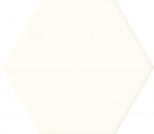 Burano hexagon white - obkládačka šestihran 12,5x11 bílá