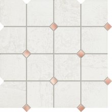 Ramina mozaika scienna - obkládačka mozaika 29,8x29,8 bílá