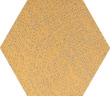 Bihara gold hex - obkládačka inzerto šestihran 12,5x11 zlatá