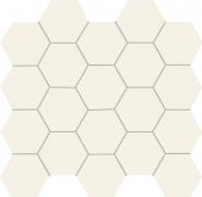 All in White/White - obkládačka mozaika šestihran 24,8x30,6 bílá