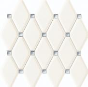 Abisso white - obkládačka mozaika 27x29,8 bílá