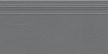 Industrio graphite - schodovka rektifikovaná 29,8x59,8 šedá, matná