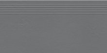 Industrio graphite - schodovka rektifikovaná 29,8x59,8 šedá, matná