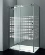 Sprchové dveře Dragon posuvné levé 120 cm, sklo canvas/lesklý chrom