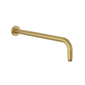 A-QA - sprchové rameno, boční připojení, vyložení 400 mm, kartáčované zlato