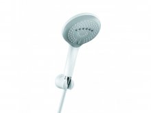 Freshline - držák sprchy, ruční sprcha 3-polohová, hadice 125 cm, bílá