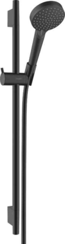 Vernis Blend Sprchová sada Vario EcoSmart se sprchovou tyčí S Puro 65 cm, matná černá