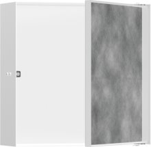 XtraStoris Rock - výklenek do stěny s dvířky pro obklady 300/300/100, matná bílá