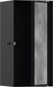 XtraStoris Rock - výklenek do stěny s dvířky pro obklady 300/150/140, matná černá