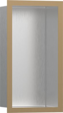 XtraStoris Individual - výklenek do stěny s designovým rámem 300/150/100, kartáčovaný bronz