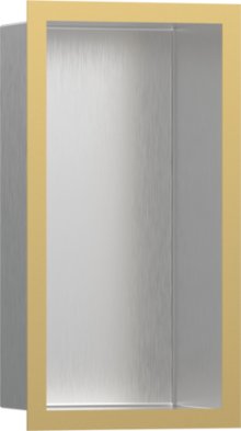 XtraStoris Individual - výklenek do stěny s designovým rámem 300/150/100, leštěný vzhled zlata
