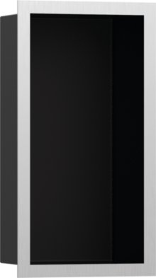 XtraStoris Individual - výklenek do stěny s designovým rámem 300/150/100, kartáčovaná nerez
