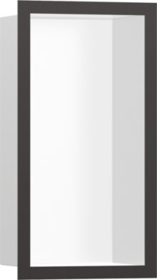 XtraStoris Individual - výklenek do stěny s designovým rámem 300/150/100, matná černá