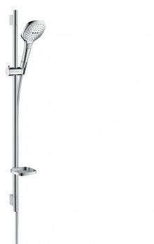 Raindance Select E 120 sprchová sada 3jet se sprchovou tyčí 90 cm a miskou na mýdlo
