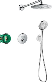 Raindance S sprchový systém 240 1 jet PowderRain s termostatem ShowerSelect S