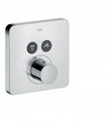 ShowerSelect Softcube - termostatická podomítková baterie pro 2 spotřebiče, vrchní sada
