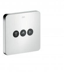 ShowerSelect Softcube - podomítkový ventil pro 3 spotřebiče, vrchní sada