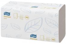 H2 Multifold premium ručníky skládané 21,2x25,5 cm - 2 vrstvy, bílé