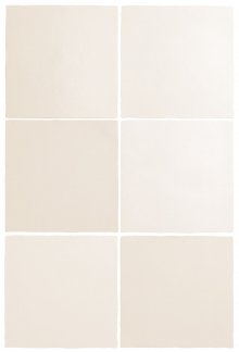 Lava White - obkládačka 13,2x13,2 bílá