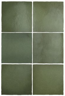 Lava Malachite - obkládačka 13,2x13,2 zelená