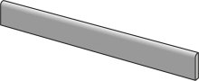 Batt 60 Logico Cement - dlažba sokl 7,3x60 šedá
