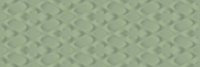 Springpaper 3D-01 Green - obkládačka rektifikovaná 25x75 zelená