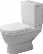 Starck 3 - WC kombi, hluboké splachování, odpad svislý, bez sedátka a nádržky