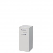 Uni - skříňka nízká pravá 82x35 cm, 1 dveře, 1 zásuvka, závěsná
