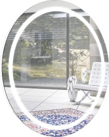Round - zrcadlo prům. 90 s integrovaným LED osvětlením