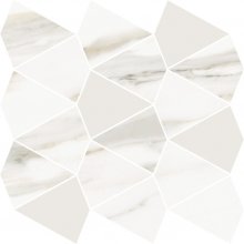 Gold Wish white mosaic glossy - obkládačka mozaika 29,7x29,7 bílá
