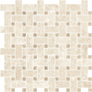 Thermae Trama Honey/Caramel - dlaždice mozaika 30x30 krémová