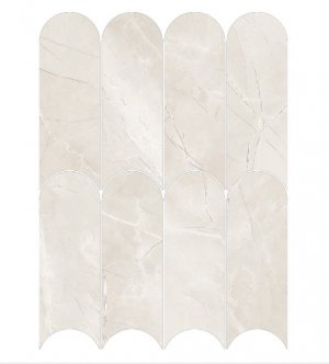 Extra Round Pulpis Beige Lev./Nat. - dlaždice mozaika 30x37,5 krémová