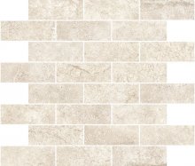 Lumiere Mattoncino Classique Talco - dlaždice mozaika 30x30 šedá matná