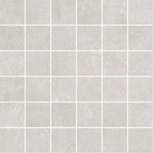 Open Mosaico 5x5 Bianco - dlaždice mozaika 30x30 šedá