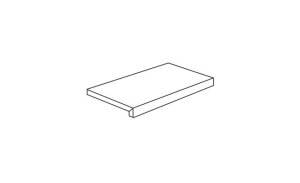 Khroma Gradino Elle Rett. Fango - schodovka 33x120x4 šedá
