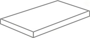 Thermae Verso Angolo SX Rett. Travertino Light - schodovka levá 33x120x4 béžová