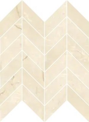 Atelier Chevron Cozy Marfil Polished - dlaždice mozaika 30x30 béžová lesk