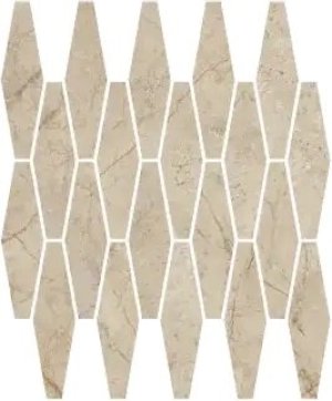 Atelier Diamond Shade River Polished - dlaždice mozaika 30x30 hnědá lesk