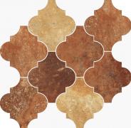 Materia Provenzale Rosso - dlaždice mozaika 30,5x28 hnědá
