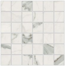 Imperial Mosaico 5x5 Levigato Bianco Apuano - dlaždice mozaika 30x30 bílá lesk