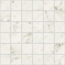 Imperial Mosaico 5x5 Naturale Bianco Carrara - dlaždice mozaika 30x30 bílá mat