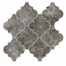 Imperial Provenzale Levigato Grigio Visone - dlaždice mozaika 30x32,4 šedá lesk