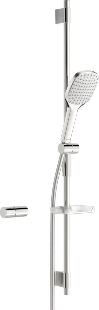 Hansaactivejet Style - nástěnná tyč 970 mm, ruční sprcha 1polohová, hadice 1750 mm