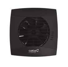 CATA UC 10 Black Timer - nástěnný ventilátor, doběhový časovač, černý