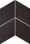Rhombus Black - dlaždice 14x24 černá