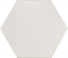 Hexatile Blanco mate - dlaždice šestihran 17,5x20 bílá
