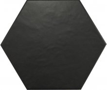 Hexatile Negro mate - dlaždice šestihran 17,5x20 černá