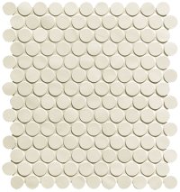 Boston Sabbia Mosaico Round - obkládačka mozaika 29,5x32,5 krémová