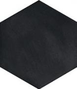Firenze Nero - dlaždice šestihran 21,6x25 černá