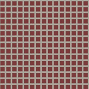 Graph GP 018 - dlaždice 25x25 červená matná